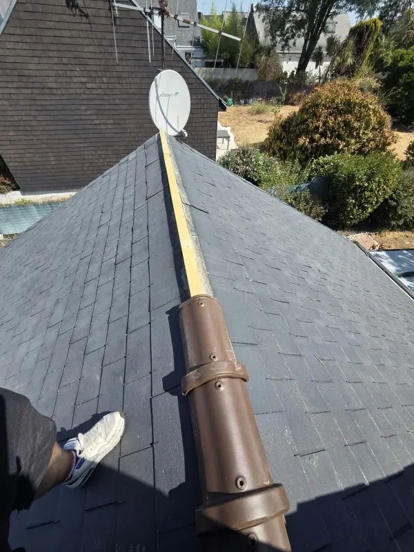 Chantier de couverture réalisé par Debard Adrien près de Caen