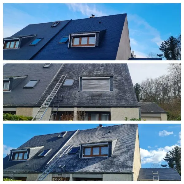 Chantier de couverture réalisé par Debard Adrien près de Caen