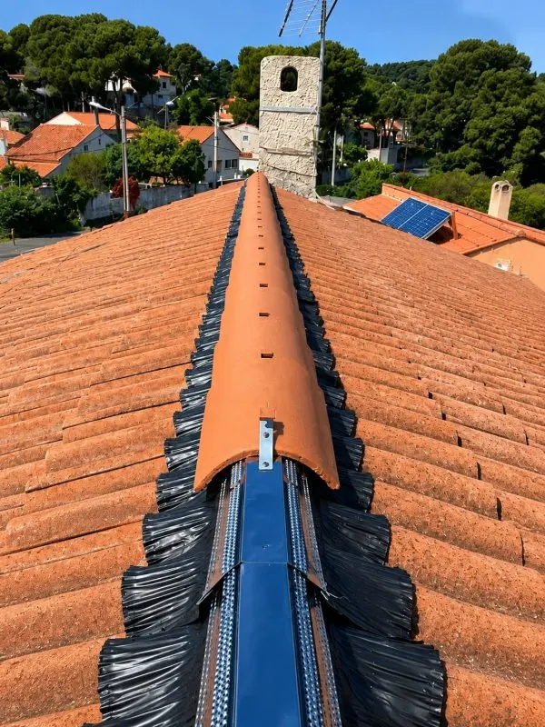 Chantier de couverture réalisé par Debard Adrien près de Caen
